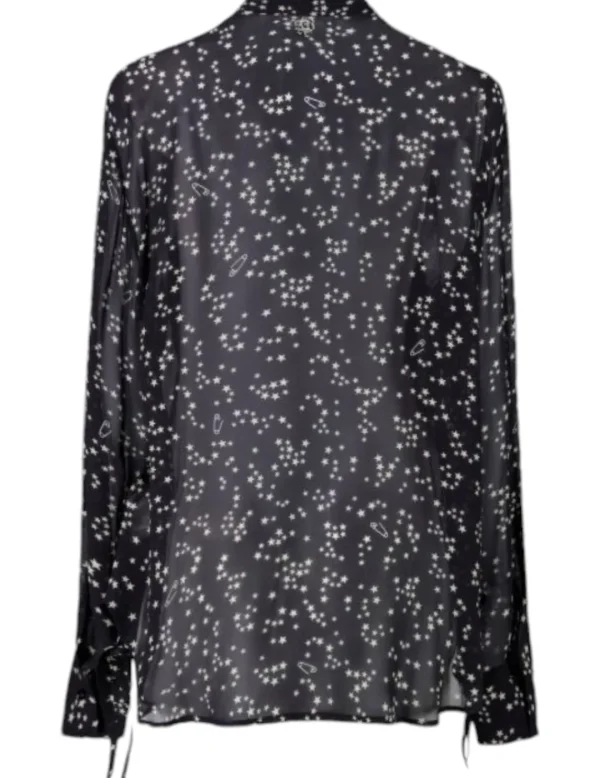 Aniye By Blusa 181404 estrellas negra- Blusones