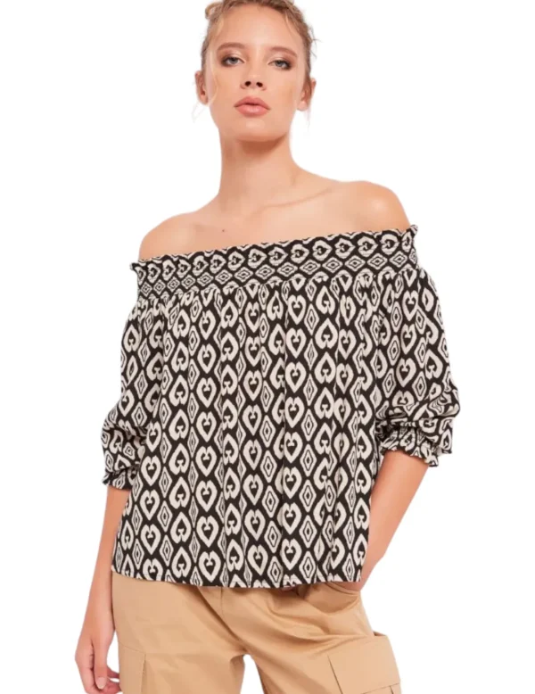 Gaudi Blusa 411BD45014 Gaudí Negra- Blusones