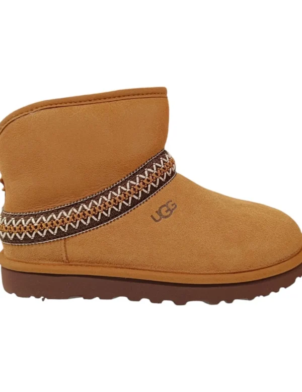 UGG Bota Classic mini Crescent camel- Botas | Botines