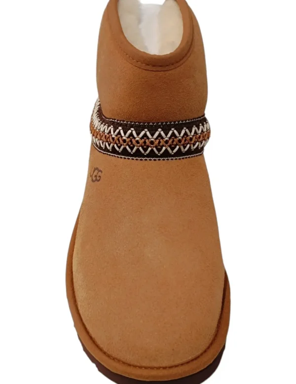 UGG Bota Classic mini Crescent camel- Botas | Botines