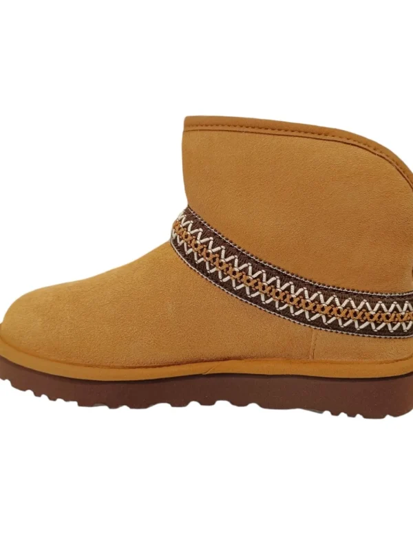 UGG Bota Classic mini Crescent camel- Botas | Botines