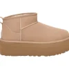 UGG Bota Classic Ultra mini plattform sand- Botas