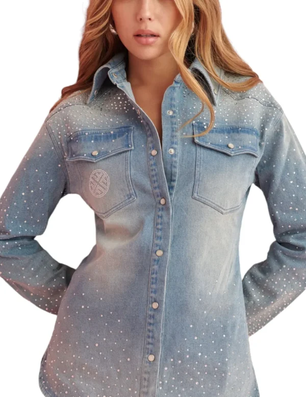 Fetiche Suances Camisa Shining Fetiche Denim- Camisas