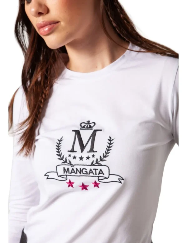 Mangata Camiseta 2302-0092 Blanca- Camisetas