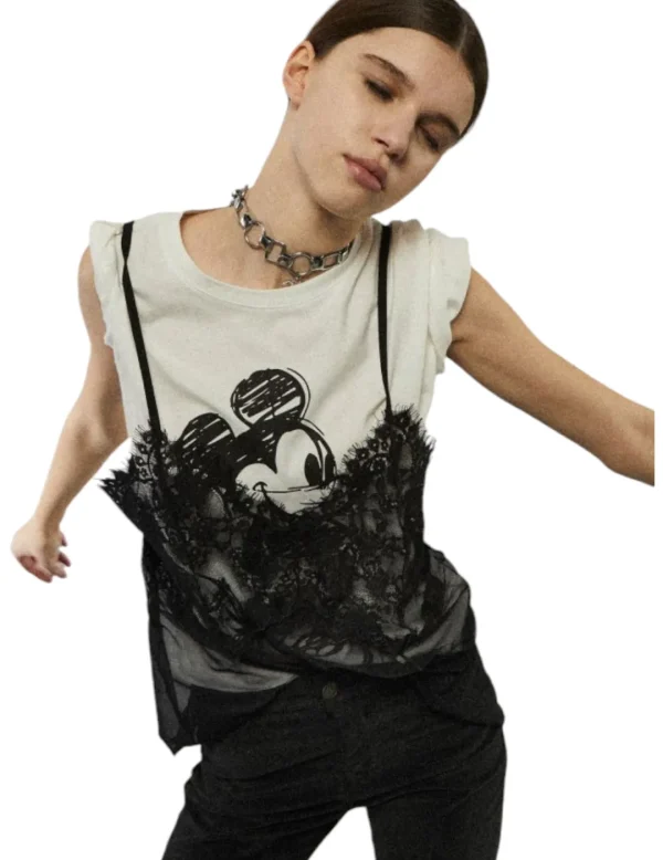 Aniye By CAMISETA LACE MICKEY- Camisetas