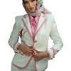 Lecruel Chaqueta 5301 Blanca/Roja- Cazadoras Y Chaquetas