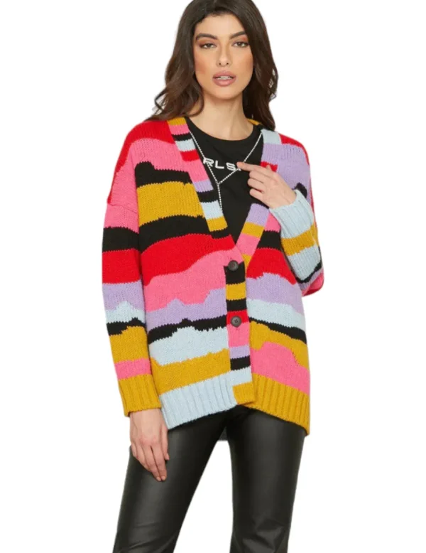 Relish Chaqueta Tadea Rayas Colores- Cazadoras Y Chaquetas