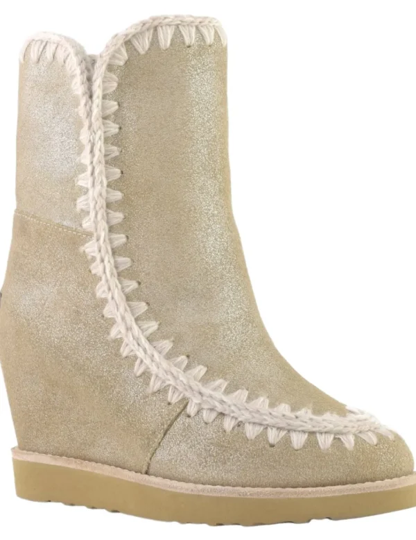 Mou FRENCH TOE WEDGE SHORT- Botas