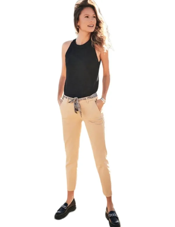 FREEMAN Pantalón Chino Claudia- Pantalones Y Shorts