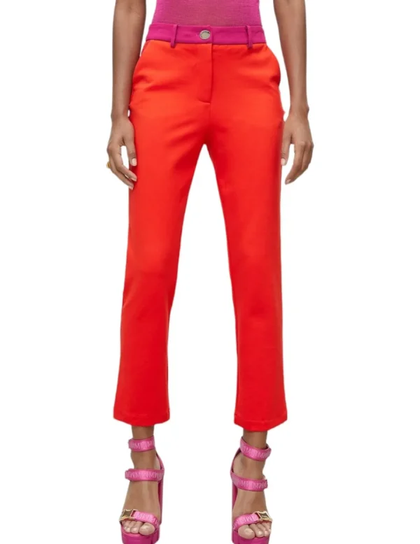 LOLA CASADEMUNT PANTALON BICOLOR- Pantalones Y Shorts