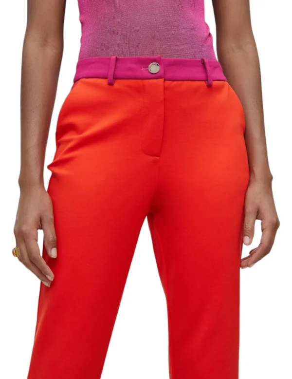 LOLA CASADEMUNT PANTALON BICOLOR- Pantalones Y Shorts