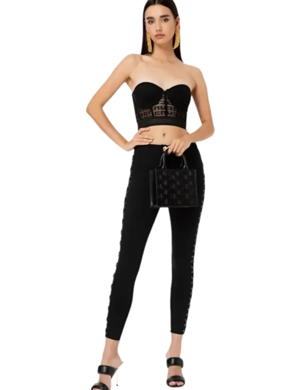 Elisabetta Franchi PANTALON CORDON LATERAL- Pantalones Y Shorts