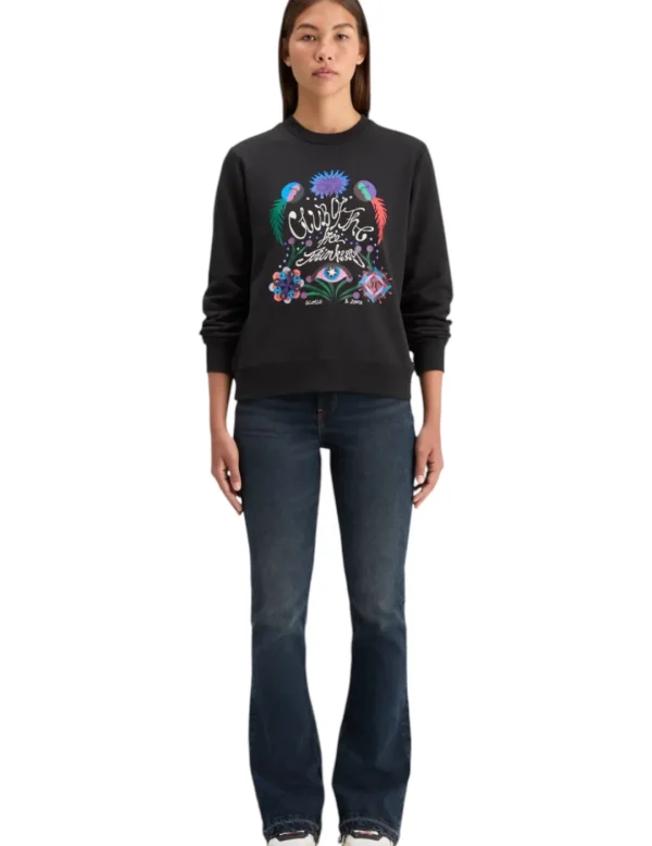 Scotchu0026Soda Sudadera 178174 Negra Scotch&Soda- Sudaderas