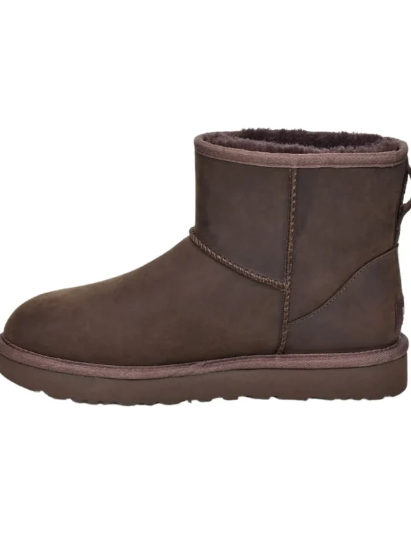 UGG MINI LEATHER CHOCOLATE- Botas | Botines