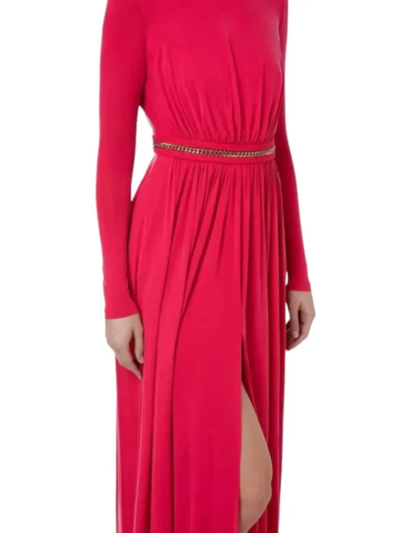 Elisabetta Franchi Vestido Largo Cinturilla- Vestidos