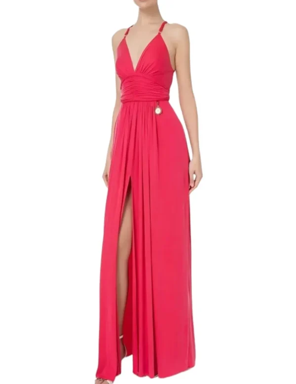 Elisabetta Franchi VESTIDO RED CARPET TIRANTES- Vestidos